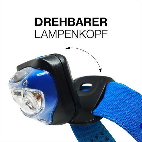 LED-es fejlámpa, elemes, 2 LED 100 lm 30 m 50 óra 150 g, Energizer Vision HL E300280301 4. kép