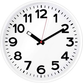 Analóg kvarc falióra, 300 x 50 mm, fehér, EuroTime 82321