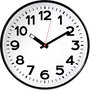 Analóg kvarc falióra, 300 x 50 mm, fekete, EuroTime 82320 bélyegkép