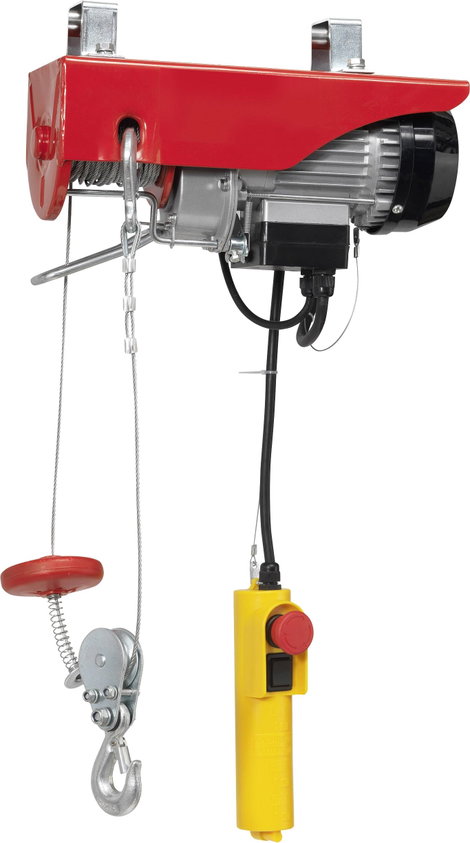 Elektromos csőrlő, motoros, láncos emelő 125/250kg-ig, Toolcraft 1550315 3. kép