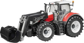 Traktor markolóval, Bruder Steyr 6300 CVT