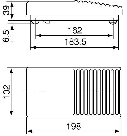 Marquardt lábkapcsoló 250 V/AC, 6 A, 1 x ki/(be) - 1 x be/(be), 2410.0501 4. kép