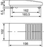 Marquardt lábkapcsoló 250 V/AC, 6 A, 1 x ki/(be) - 1 x be/(be), 2410.0501 4. bélyegkép