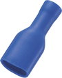 Lapos csúszósaru hüvely 4,8 x 0,8 mm, szigetelt, kék, 50 db, Tru Components 737840 bélyegkép