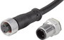 Csatlakozó IP68 2 pól., 7 A 1 m kábel, Tru Components bélyegkép