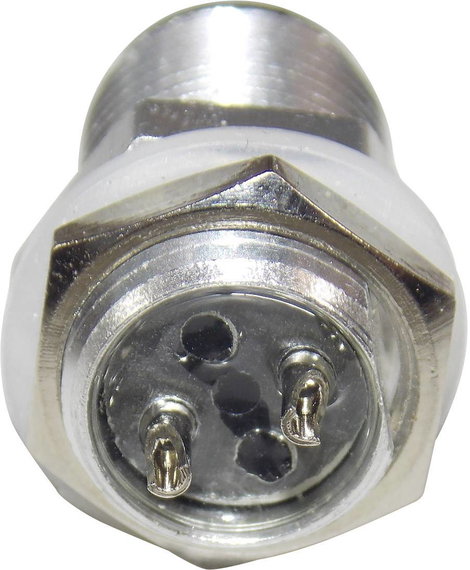 Csatlakozó IP68 2 pól., 7 A 1 m kábel, Tru Components 4. kép