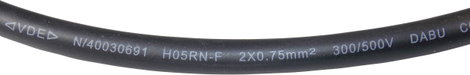 Csatlakozó IP68 2 pól., 7 A 1 m kábel, Tru Components 5. kép