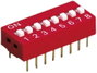 Diptronics DS-06V DS-06V DIP kapcsoló Pólusszám 6 Standard 1 db bélyegkép
