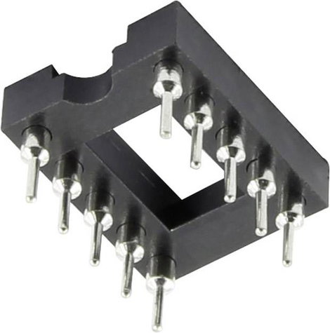 IC foglalat 7.62 mm Pólusszám: 16 TRU COMPONENTS 1 db