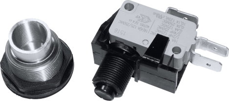 Vandálbiztos nyomógomb 1pol. 15A/250V 2. kép