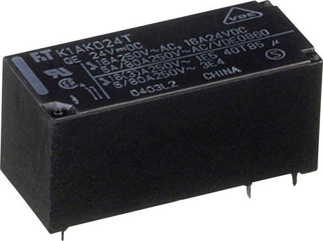 Nyák relé 12 V/DC 16 A 1 záró Fujitsu FTR-K1AK012T 1 db