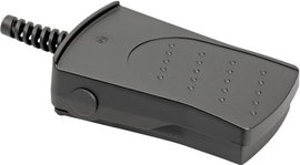 Marquardt lábkapcsoló 1 x NO, 250V/AC, 14A, IP67, fekete, 2420.0101
