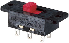 Tolókapcsoló 2 pólusú 250V/2A