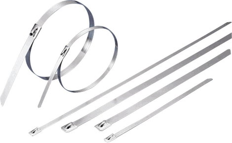 Kábelkötöző 201 mm ezüst Tru Components 1592774 TC-BCT201L203 1 db