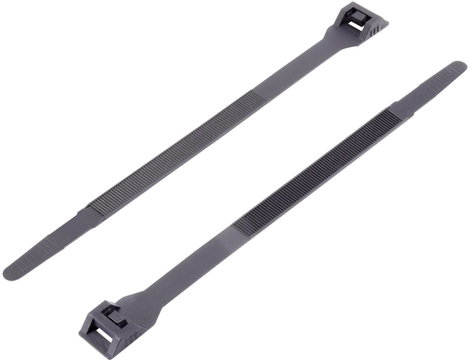 Kábelkötöző 180 mm fekete kettős fejjel Tru Components 1592833 TC-DK-180SBK203 1 db 2. kép