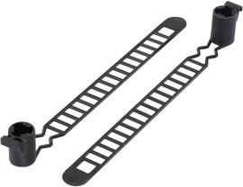 Kábelkötöző 120 mm fekete Tru Components 1592781 TC-MAT-120BK203 1 db