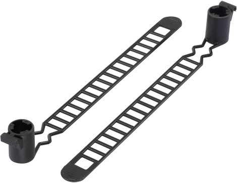 Kábelkötöző 120 mm fekete Tru Components 1592781 TC-MAT-120BK203 1 db