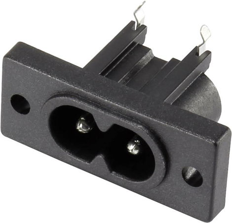 Műszercsatlakozó dugó, C8, Tru Components 1572667