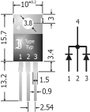 Diotec egyenirányító dióda (Array), 20 A 40 V, közös katód, SBCT2040 bélyegkép