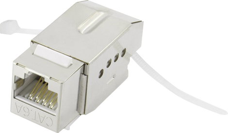 RJ45 beépíthető modul Keystone CAT 6A Renkforce 1616199 2. kép
