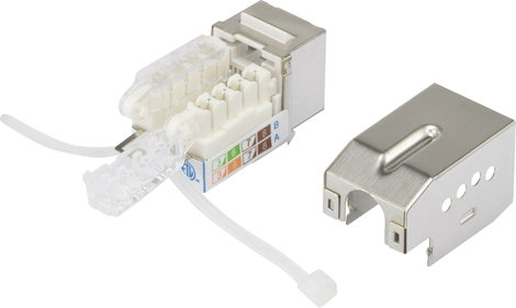 RJ45 beépíthető modul Keystone CAT 6A Renkforce 1616199 3. kép