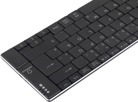 Bluetoothos billentyűzet, tölthető, fekete, Renkforce RF-DS-SLIMBT 5. kép