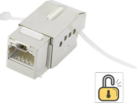 RJ45 beépíthető modul Keystone Reteszeléssel