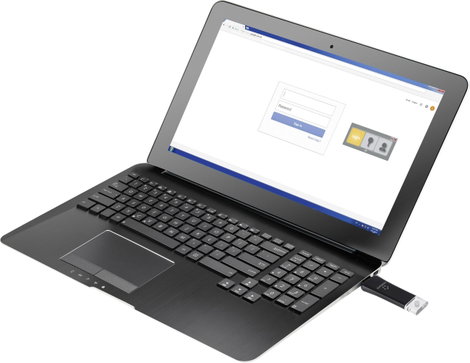 USB-s jelszótároló stick, Renkforce PM-01 3. kép