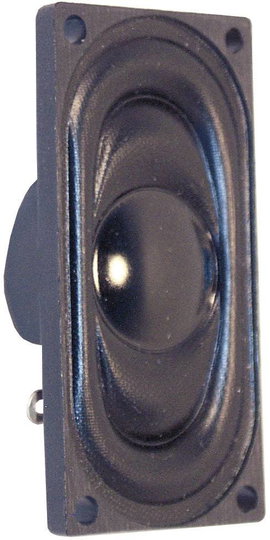 Miniatűr hangszóró, szögletes Visaton 2941 76 dB, 76 dB, 8 Ω, 1 W, 1 db, K 20.39