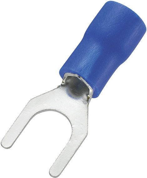 Villás kábelsaru, 1.5-2.5 mm², kék 100 db, Tru Components 1566735