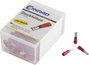 Lapos csúszósaru hüvely 4,8 x 0,5 mm, részlegesen szigetelt, piros, 100 db, Tru Components 745122 2. bélyegkép