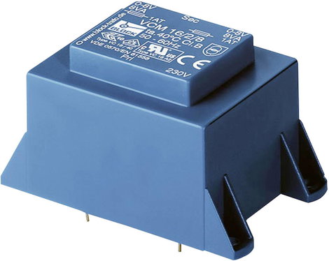 BLOCK EI 42/14,8 nyáktrafó 230V, 6V/833mA/5W, VCM 5,0/1/6
