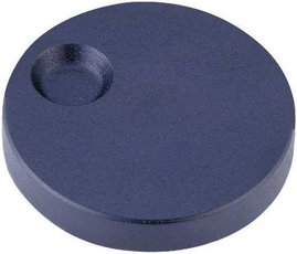 Forgatógomb mélyedéssel, 6 mm, antracit, ALPS 863002