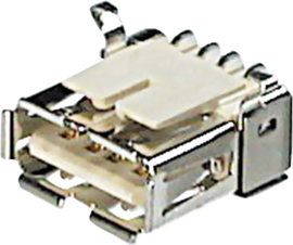 USB dugó SMD kivitel A típus