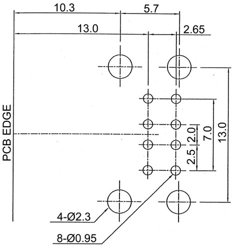 Beépíthető USB 2.0 csatlakozóaljzat - 2 portos 2. kép