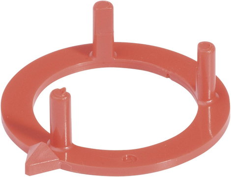 Nyilas gallér a 20 mm-es kerek/szárnyas gombhoz piros OKW A4220002