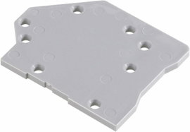 WAGO 745-500 Lezáró lemez Szürke 1 db