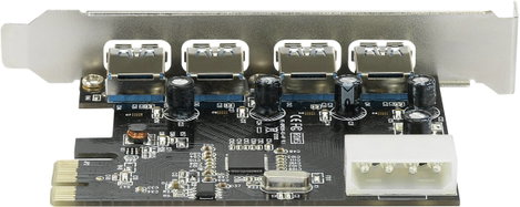 4 portos USB 3.0 kontroller kártya PCI, Renkforce 2. kép
