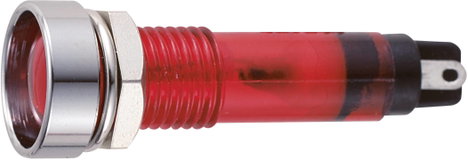 Standard jelzőlámpa, B-406, 12V, piros