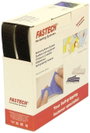 Tépőzár Felvarrható Bolyhos és horgos fél (H x Sz) 10 m x 25 mm Fekete Fastech B25-STD999910 10 m bélyegkép