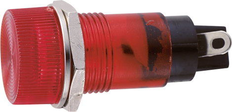 Jelzőlámpa, B-432, 12V, piros