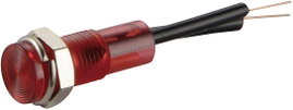 Mini jelzőlámpa piros 12 V
