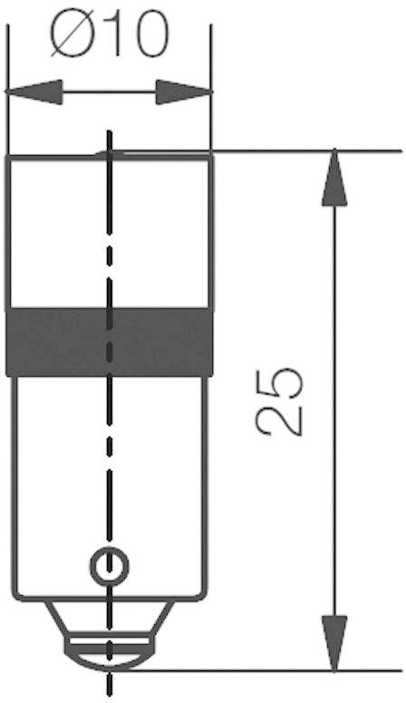 Fehér LED jelzőfény (jelzőlámpa helyettesítő) Signal Construct MEDB2562 Fehér Üzemi feszültség 12 V/ 2. kép