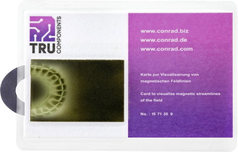 Mágneses mező teszter 40 x 27 mm, Tru Components MVC11HGM 2. kép