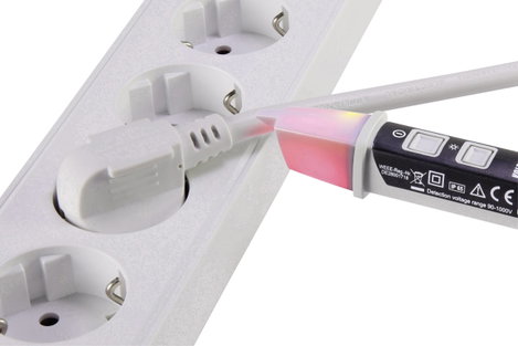 Fázisceruza, érintés nélküli feszültségvizsgáló multiteszter LED világítással 90V/1000V AC Voltcraft 8. kép
