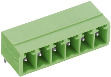Érintkezőstift sor 3 pólusú derékszögű