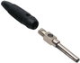 BKL Electronic csavaros banándugó, egyenes, Ø 4 mm, fekete, 072150-P bélyegkép