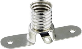 Izzó foglalat E10 forrasztható, Tru Components 1572347