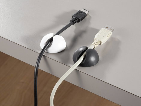 Öntapadós kábelrögzítő, fehér 35 x 18 mm, Tru Components 2. kép
