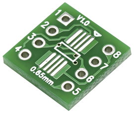 Kísérletező panel Epoxi (H x Sz) 12 mm x 12 mm 35 µm Raszterméret 2.54 mm TRU COMPONENTS SOP8 1 db